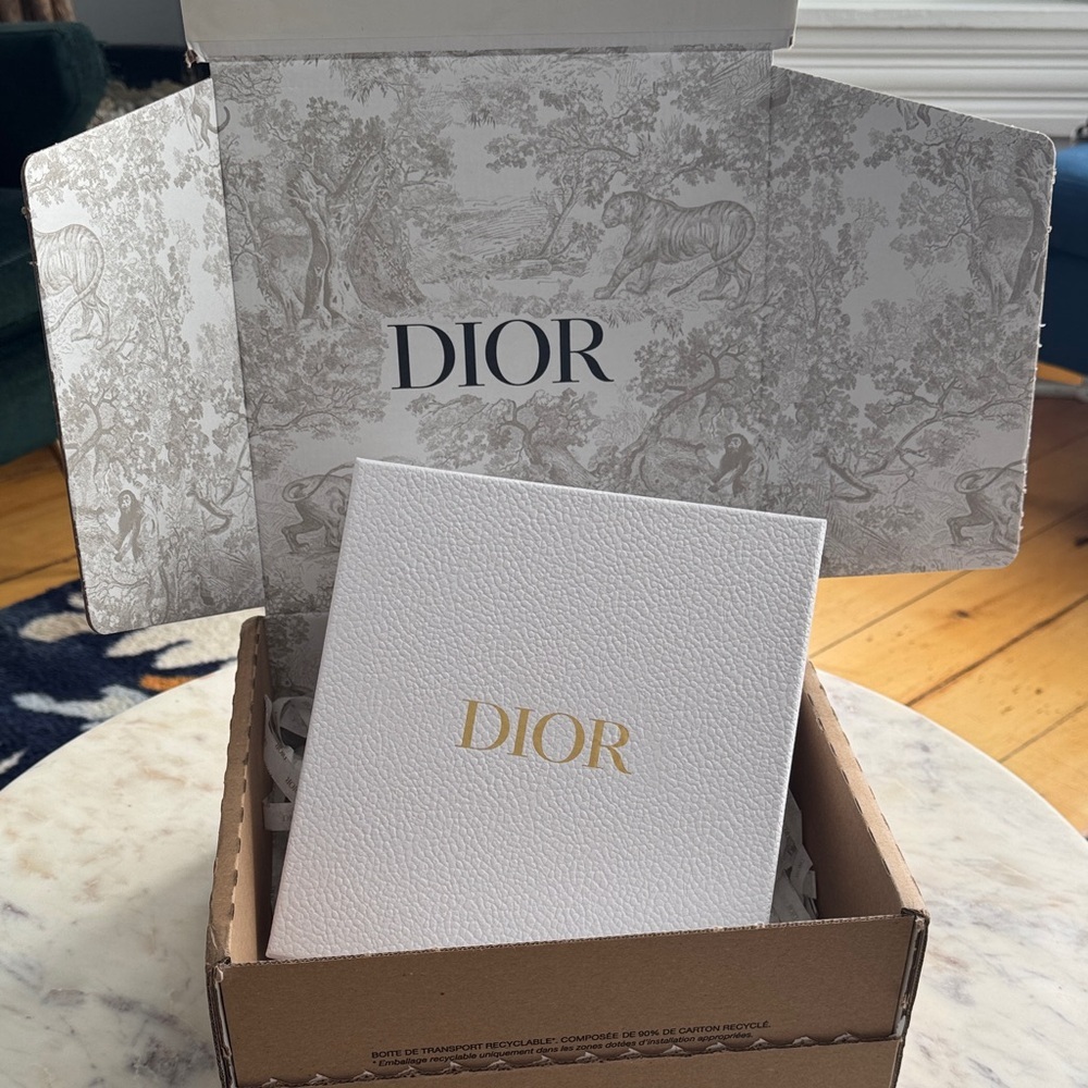 Dior // White and Gold Gift Box